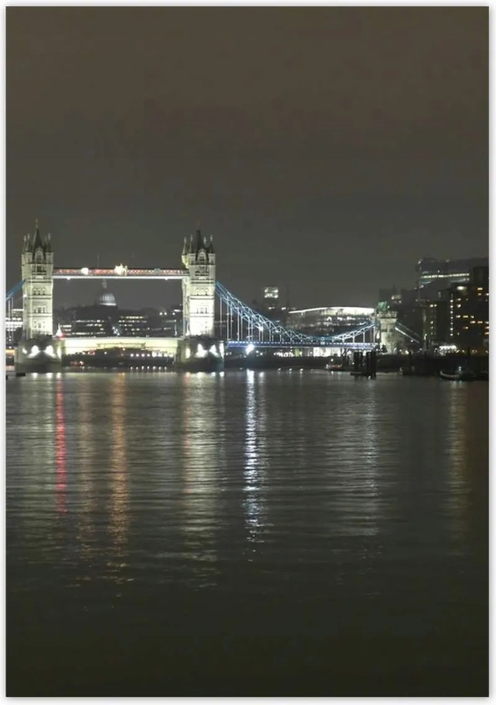 Poszterek 70x100 Éjszakai panoráma London