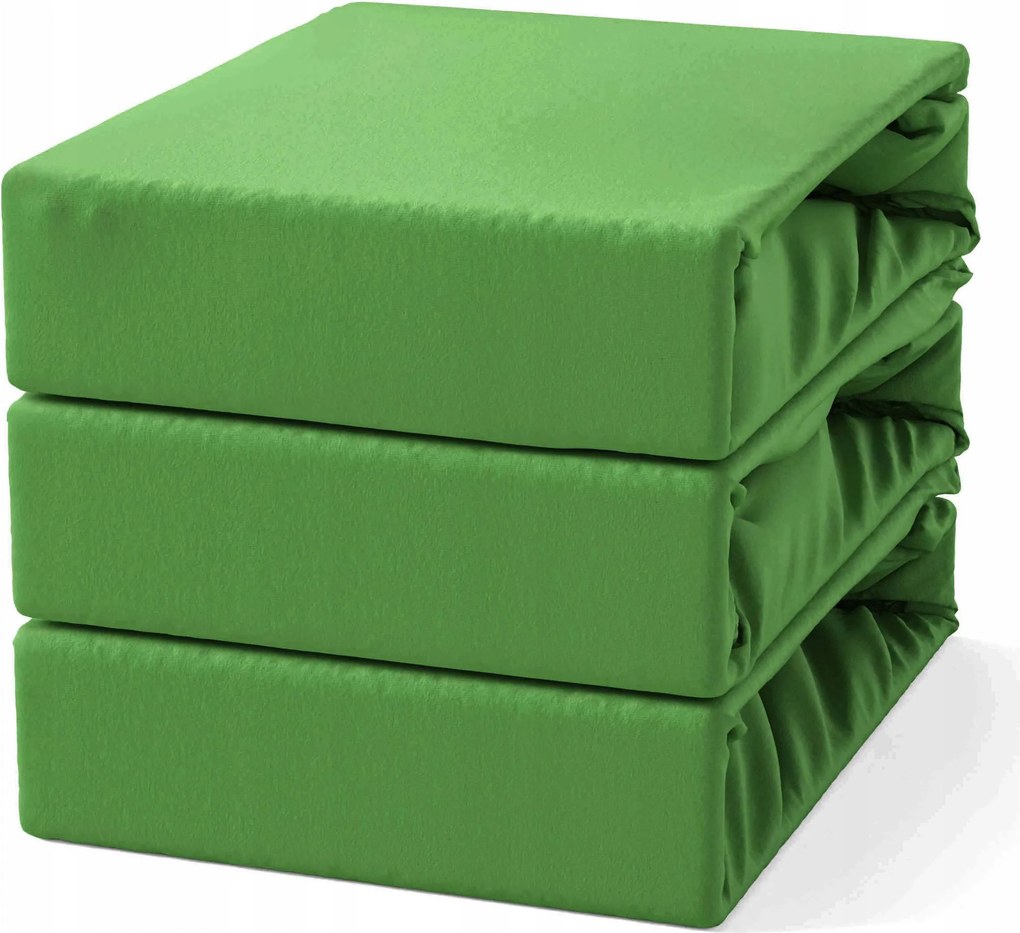 Gumis lepedő 90x200 Frottír Olívazöld