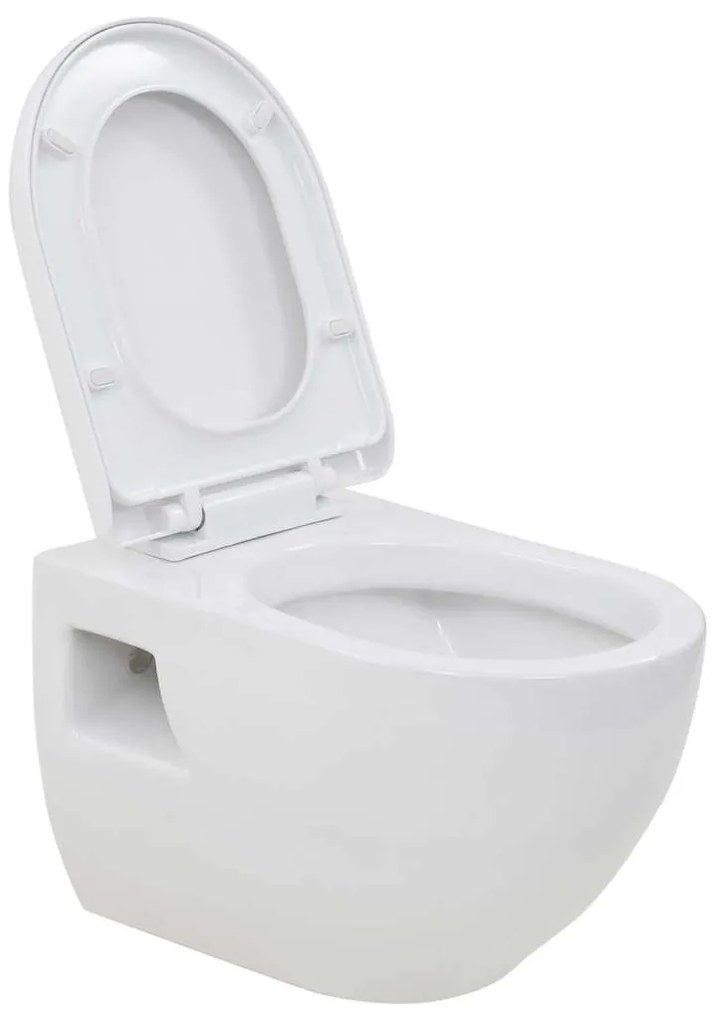 Fehér kerámia fali WC csésze