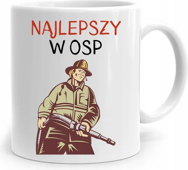 Bögre Ajándék Tűzoltónak A Legjobb Tűzoltónak fényképes nyomtatással