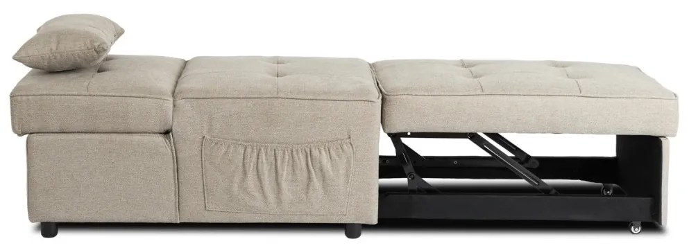 Ágyazható Fotel Bézs Színben. IBERIS 67 cm