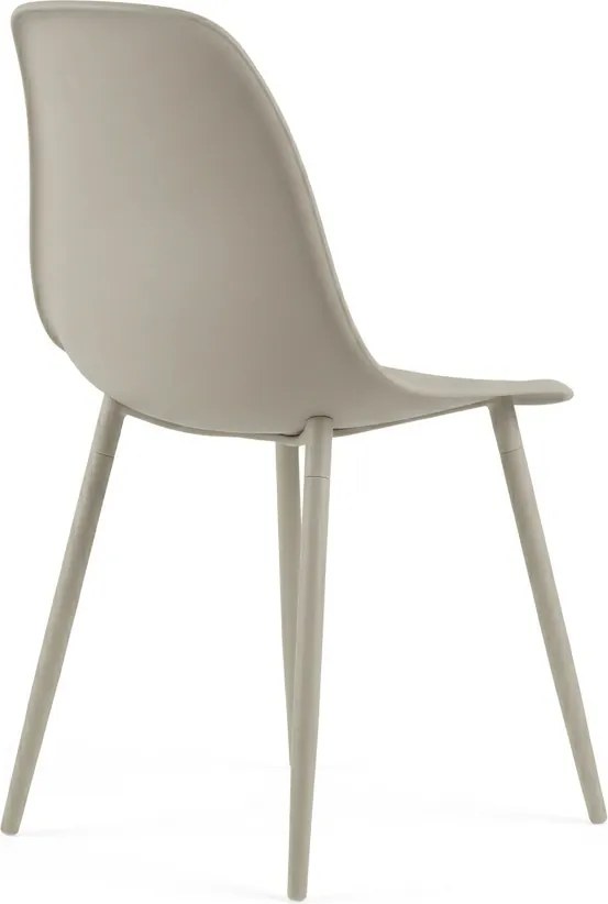 Étkezőszék OSAKA műanyag, szürkésbarna