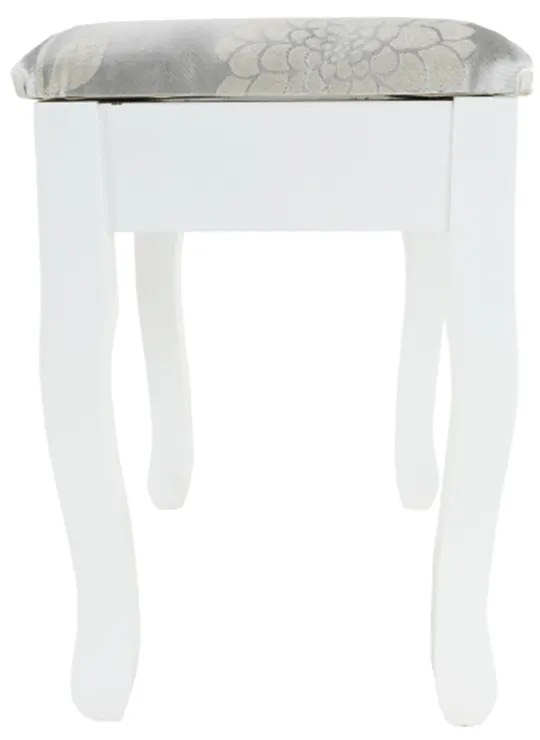 Dekoratív asztal székkel RODES NEW, fehér