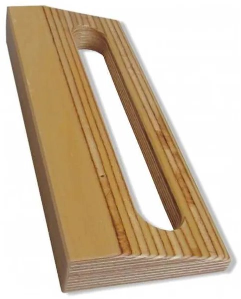 EBA-IDEAL 4300, 4305, 4315, 4350, 432, 435, 436, 4205, 4215, 4250 vágógépekhez papírvégütköző, természetes fa