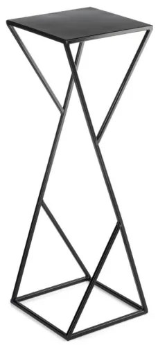 LOFT virágtartó állvány 70x23,5 cm fekete