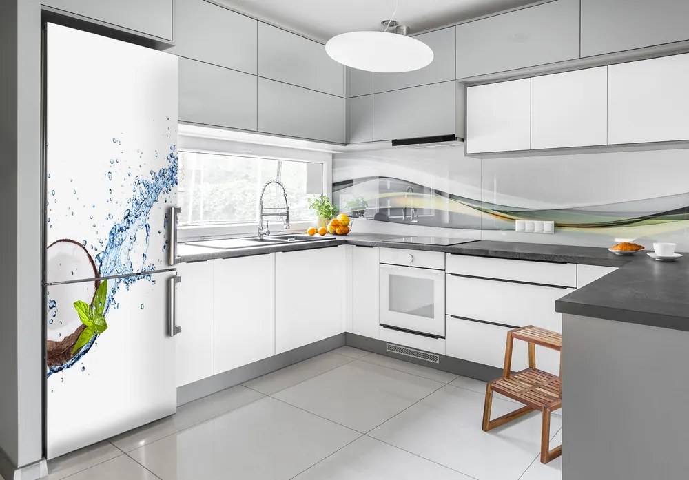 Dekor matrica hűtőre Kókuszdió FridgeStick-70x190-f-85744184