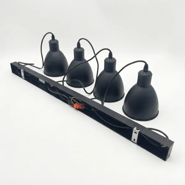 Brilagi - RIDDY LED csillár kábellel 4xE27/60W/230V fekete