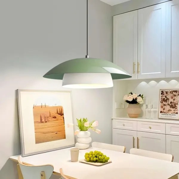 Csillár kábelen MOONLIGH 1xE27/40W/230V zöld