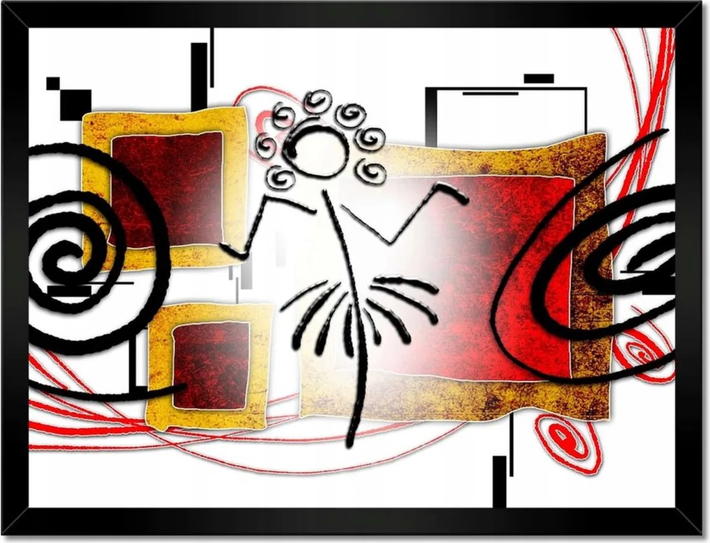 Poszterek keretben 40x30 Rugalmas táncosnő