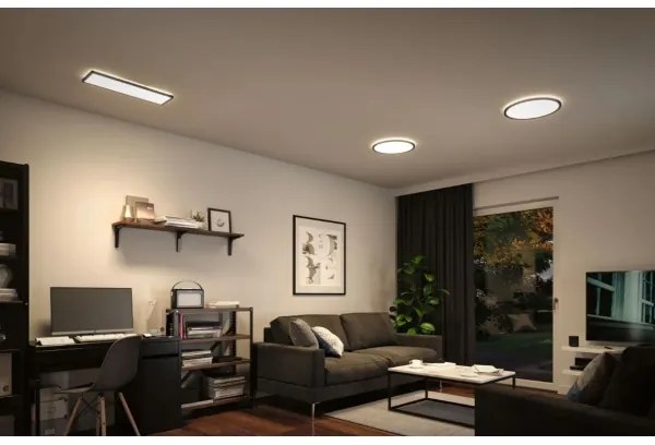 Paulmann 71016 - LED/22W ATRIA stmívatelný panel 230V 4000K fekete