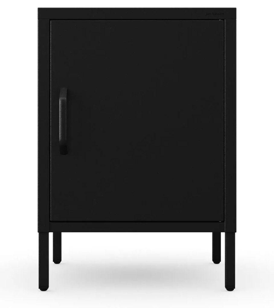 Fekete fém éjjeliszekrény – MIA Modern 424 x 595 x 400 mm