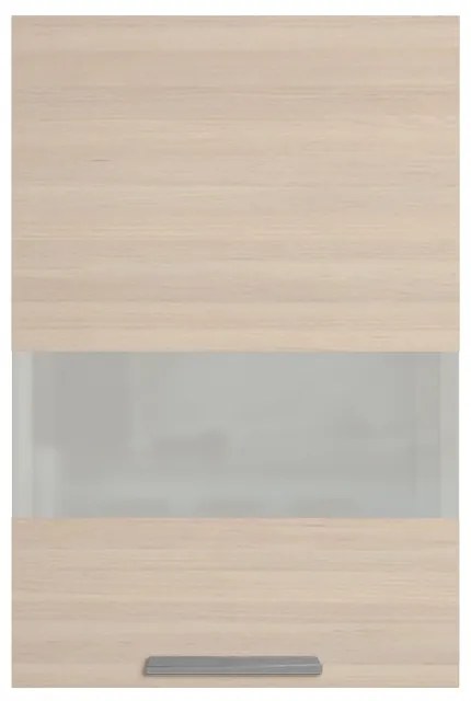 Salandra egyajtós üveges felső konyhaszekrény SC 40 Cappuccino N