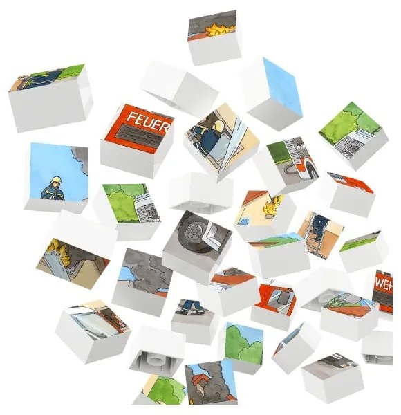 Tűzoltóság puzzle gyerekeknek - Hubelino