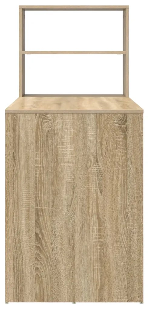 tárolós asztal Sonoma tölgy 113x54x120 cm Műgyanta fa