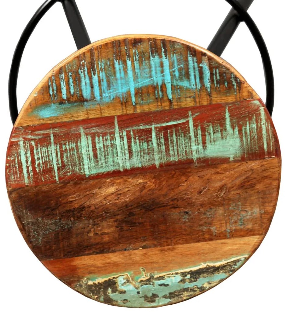 9 részes tömör akácfa és újrahasznosított fa bárszett