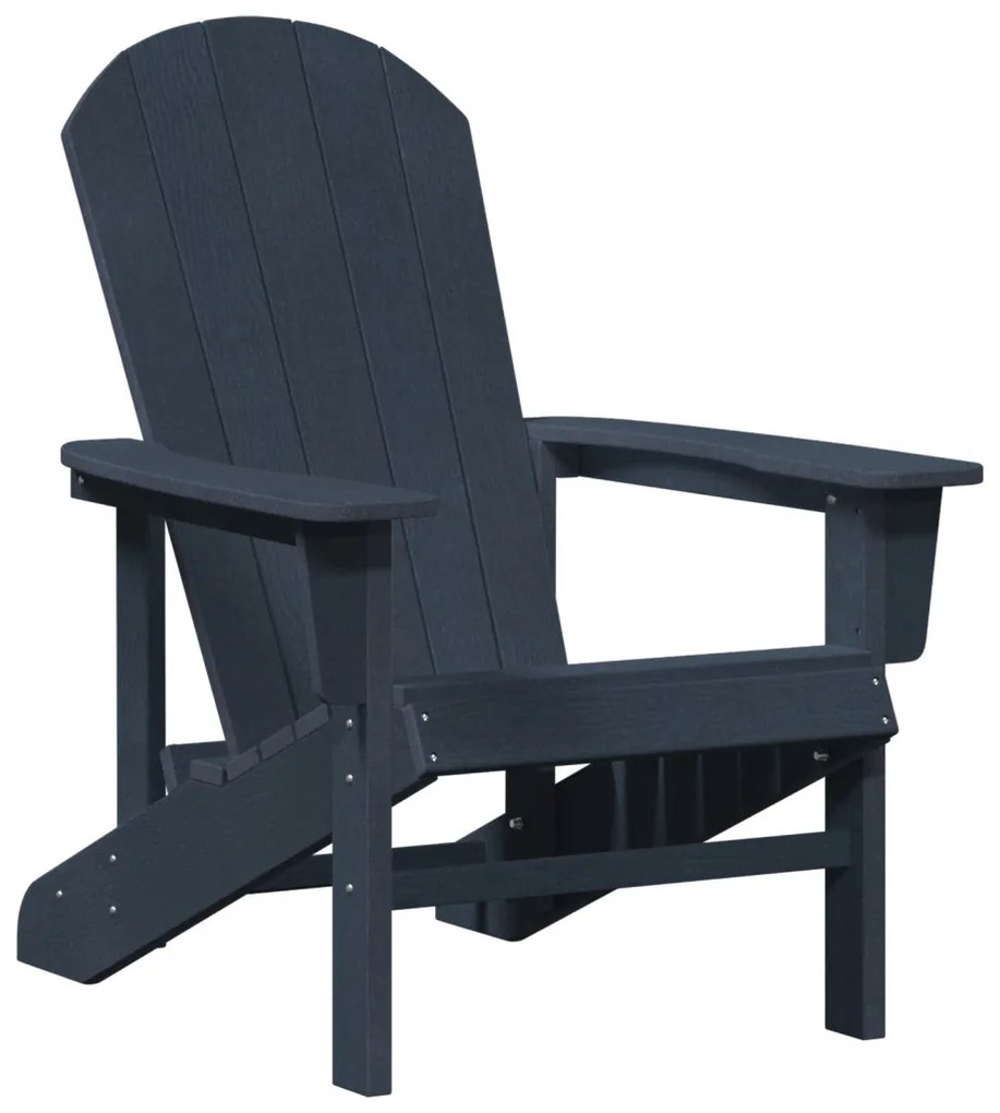 Adirondack szék Tengerészkék 74x82x91 cm HDPE