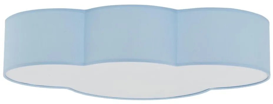 Brilagi - Gyermek mennyezeti lámpatest NIMBUS 4xE27/15W/230V 46x63 cm kék