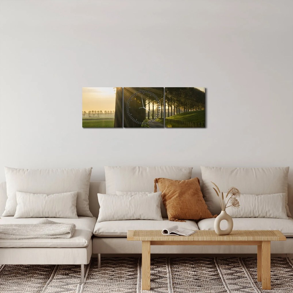Fasor képe (órával) (90x30 cm)