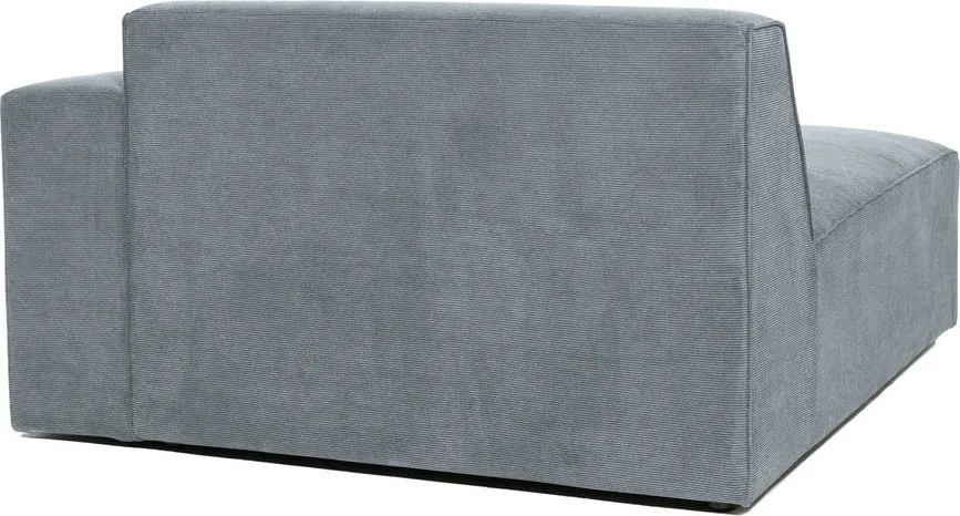 Szürke kordbársony kanapé modul (jobb oldali) Sting – Scandic