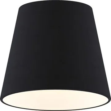 RENDL NIZZA 18/15 lámpabúra Polycotton fekete/fehér PVC max. 28W