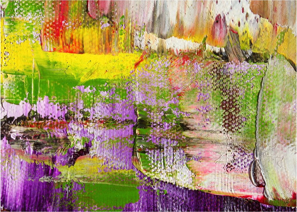 Absztrakció kép - festmény (70x50 cm)