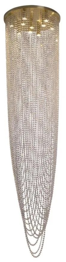 Searchlight 10883-10SB - SWOOP felületre szerelhető csillár, 10x GU10/50W/230V