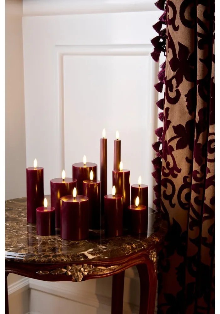 LED gyertya szett 3 db-os (magasság 15 cm) Sille – Sirius