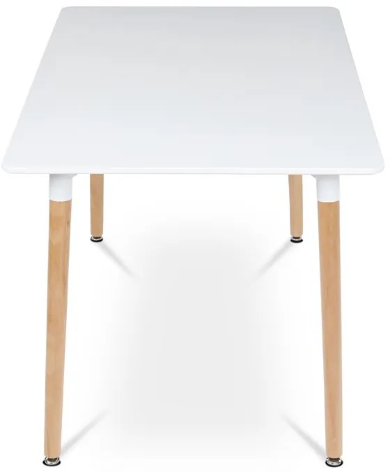 Étkezőasztal 120×80 cm, MDF, Fehér. DT-304 WT