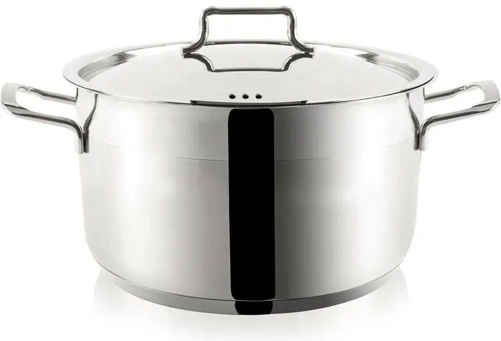 Orion Anett rozsdamentes acél lábas fedővel, 6,2 l, 6,2 l