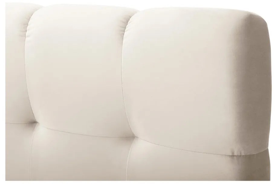 Bézs boxspring ágy tárolóhellyel 160x200 cm Bali – Cosmopolitan Design