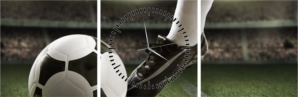 Kép - Futball labda (órával) (90x30 cm)