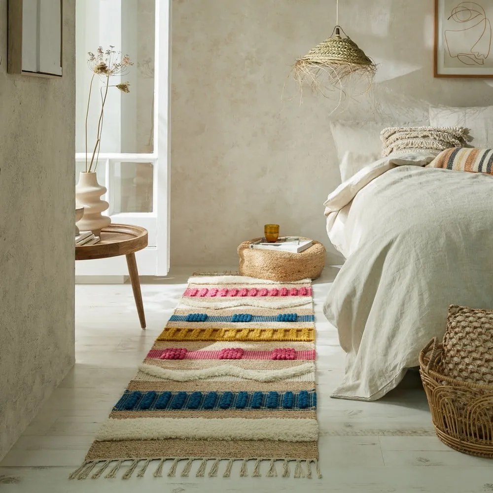 Natúr színű futószőnyeg 60x230 cm Medina – Flair Rugs