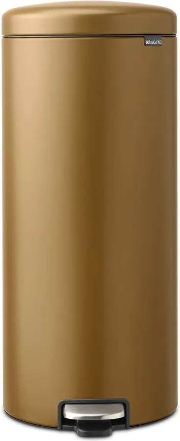Sárgaréz színű acél pedálos szemetes 30 l NewIcon – Brabantia
