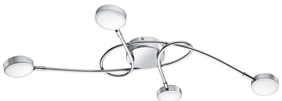 Eglo 32996 - LED felületre szerelhető mennyezeti lámpa SALTO 4xLED/5,4W/230V fényes króm