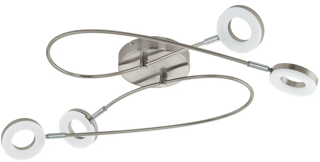 Eglo 75255 - LED mennyezeti lámpa MOSANO 4xLED/3,8W/230V matt króm