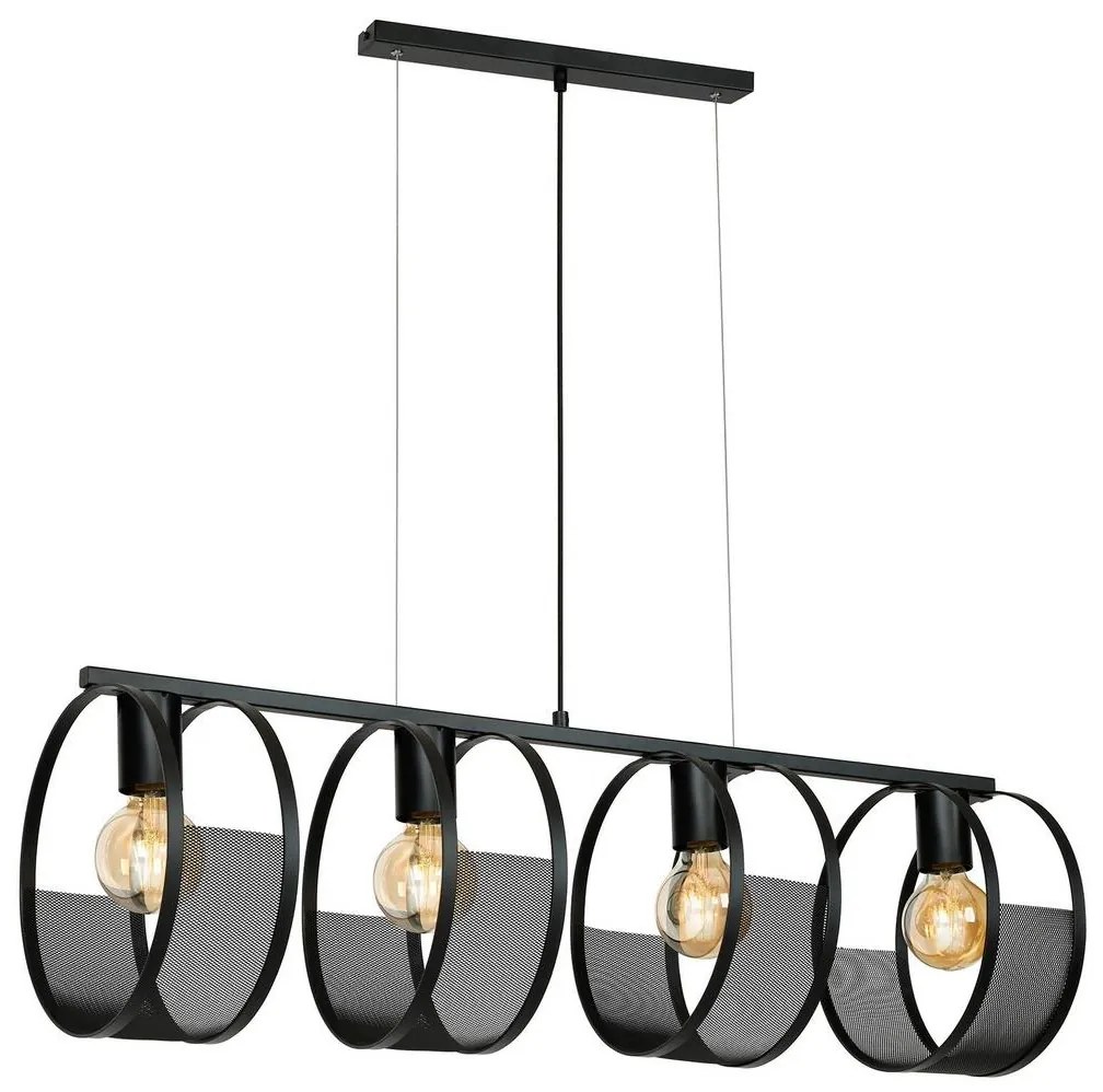 Csillár zsinóron SINER 4xE27/60W/230V