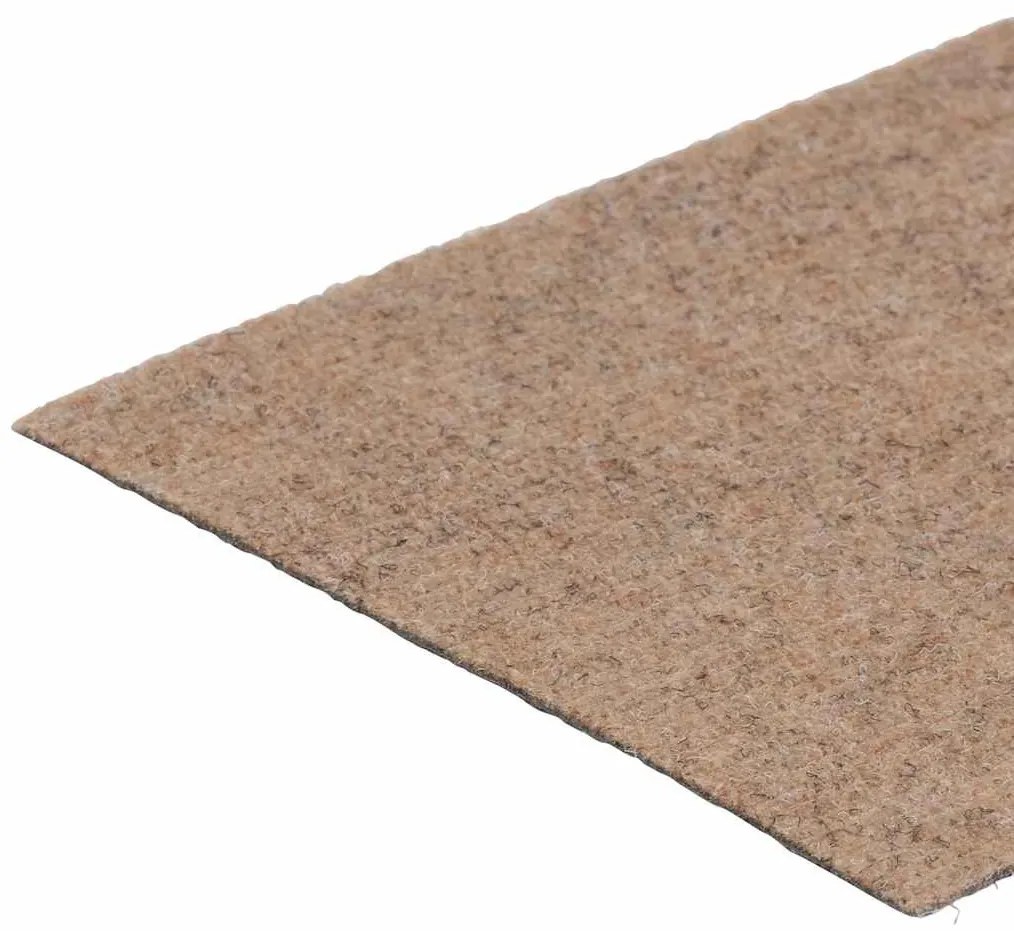 öntapadós lépcsőszőnyegek 30 db 76 x 20 cm világosbarna téglalap alakú