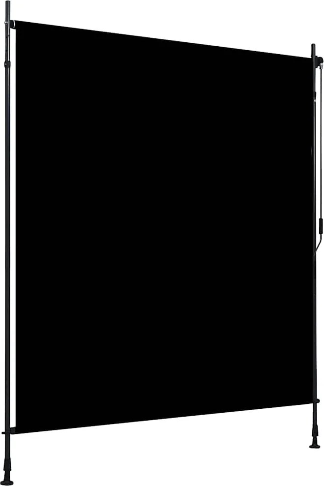 vidaXL antracitszürke kültéri sötétítő roló 200 x 270 cm