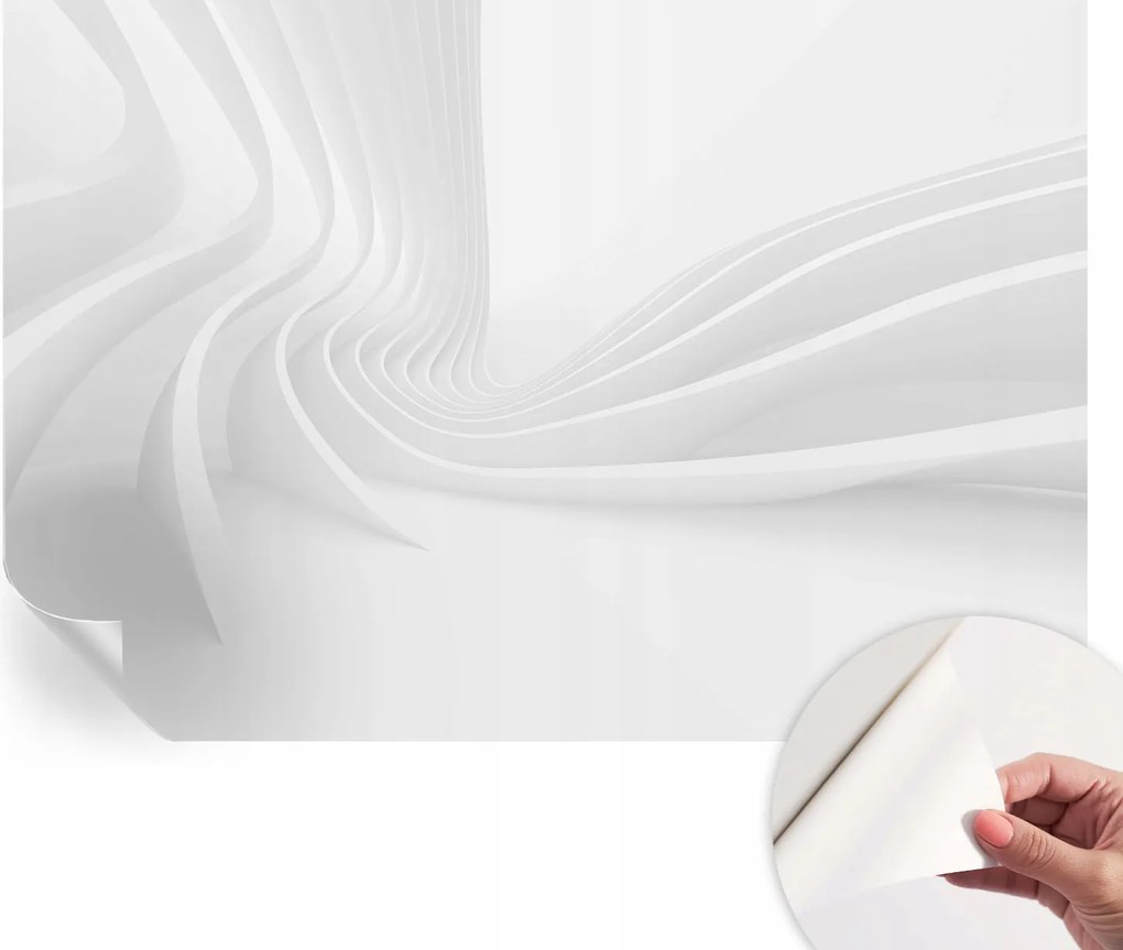 Modern öntapadós fotótapéta falra Hullámzó vonalak 152x104 cm