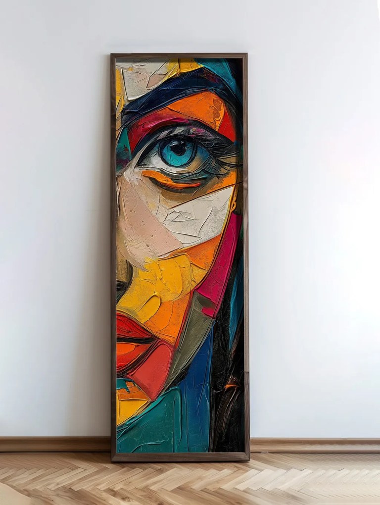 EMR078 keretezett MDF falikép, 40 x 120 cm