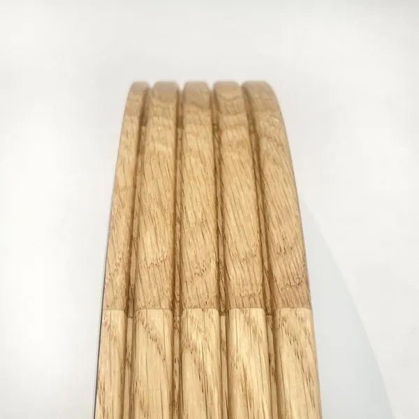 Brilagi - LED mennyezeti lámpa CARVALHO MODERN SLIM 2xE27/60W/230V, átmérő 37,5 cm, tölgy