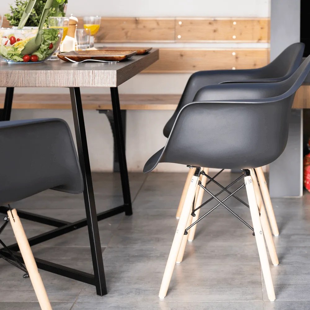 AKCIÓ Fekete étkezőszék LIZBONA II. osztály