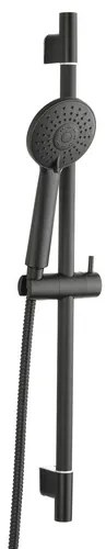 Zuhanyszett Ceramia S-Line Pro a falra csaptelep nélkül fekete SL070NEWC