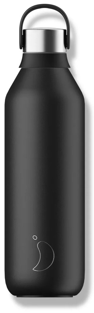 Chilly's Bottles termosz palack - fekete mélység 1000 ml, Series 2 edition