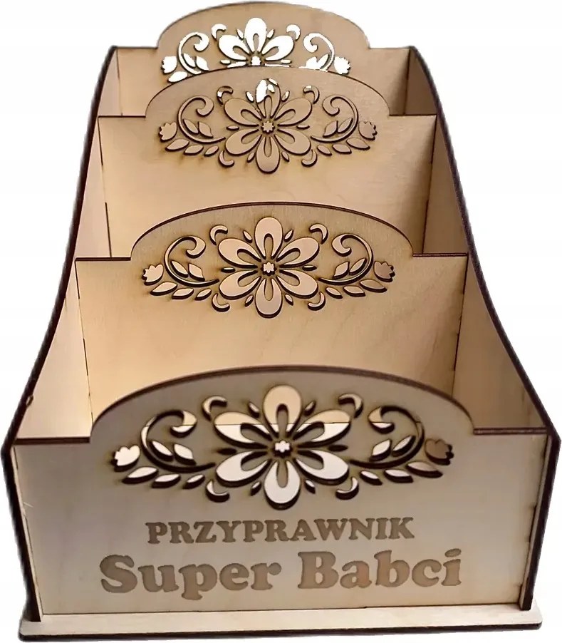 Ajándék Nagymamáknak Fűszertartó szuper nagymama Fűszertartó doboz Nagymama Napja