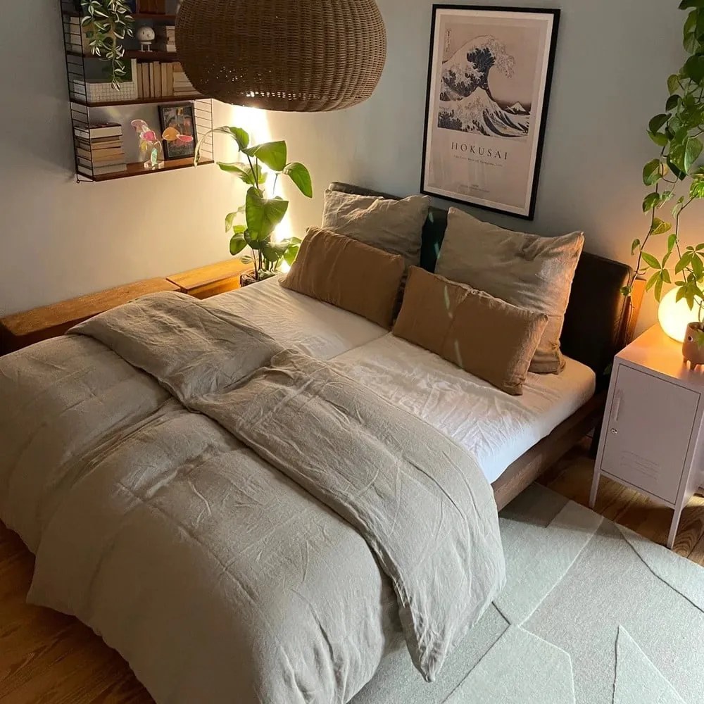 Len párnahuzat 70x90 cm Natural – Linen Tales