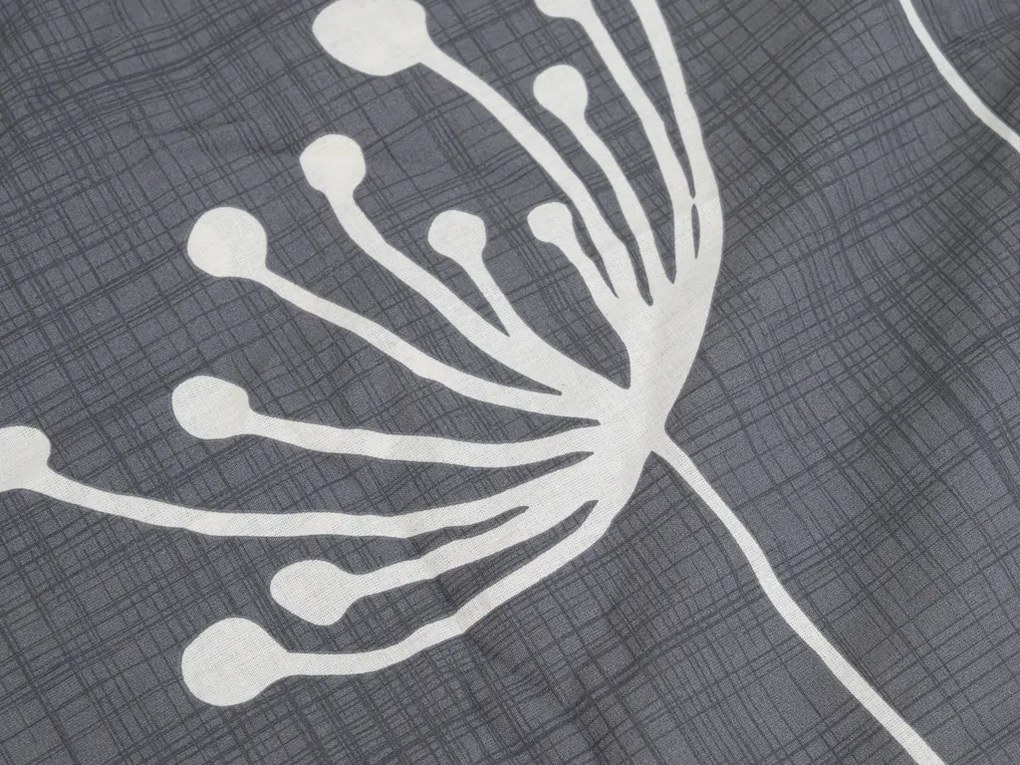 Pamut ágynemű SOFT MEADOW szürke Ágyneműhuzat mérete: 70 x 90 cm | 140 x 200 cm