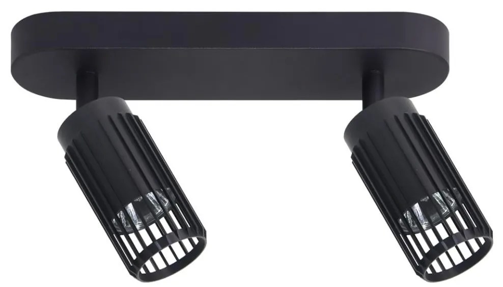 Spotlámpa VERTICAL 2xGU10/8W/230V fekete
