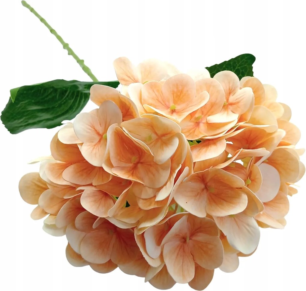 Hortenzia mesterséges dekorációs ág kompozíció váza dekoráció 66 cm