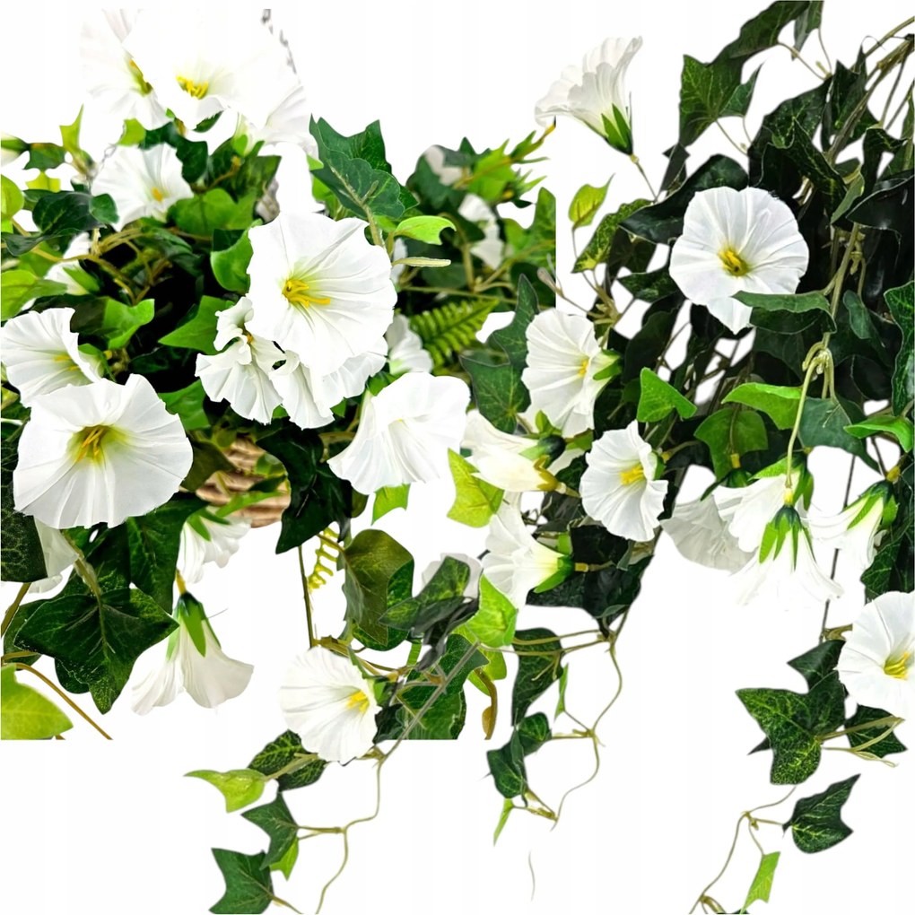 Szörfözés Mesterséges Muskátli, Mint Élő Mesterséges Virágok Az Erkélyen Kúszónövények